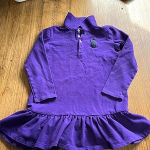 Girls purple Ralph Lauren dress